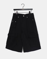 Ephen Cargo Pocket Button Bermuda Pants