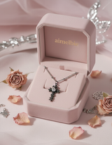 [NMIXX Haewon Necklace] ノクターンゴシッククロスカラーボーンネックレス (ステンレス)
