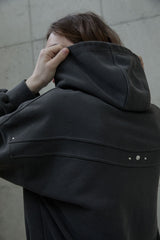 Pigment Stud Hood Zip-Up