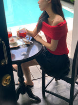 [MADE] SAYLIN PINTUCK MINI SKIRT