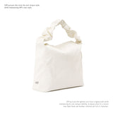 Large Bag Satin Oatmeal