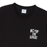 25SS インクスタンプロゴショートスリーブTシャツ ブラック