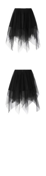 [mnem] Shard Tulle Skirt
