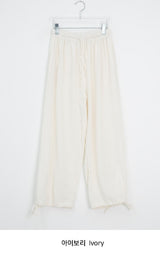 Rooney Linen String Wide Harem Pants