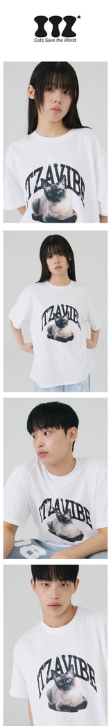 SIAMESE CAT VINTAGE LOGO T SHIRT