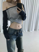 raglan off loose tee(5 color)