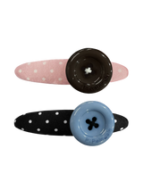 ドットボタンヘアピン [2pcs set]