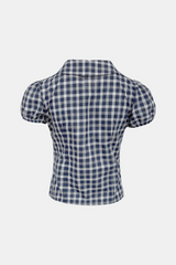 Dan Checkered Puff Shirt