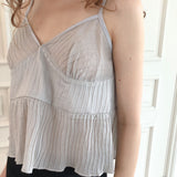 Maga sleeveless blouse (light gray)