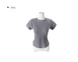 フォミット ダイアゴナル スナップ ボタン スリム ショートスリーブ Tシャツ