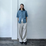 Relaxed Check Short Sleeve Shirt