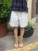 シクニ ベーシック ワイド ハーフ パンツ