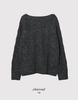 #MR Twist Loose Wool Knit (4color)