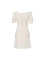 Modern ruffle mini dress