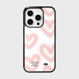 holiday epoxy bumper case (doodle heart)