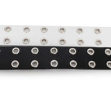 Rat Double Eyelet Long Leather Belt