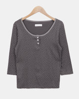 Seon Star Pattern 7-Sleeve T-Shirt