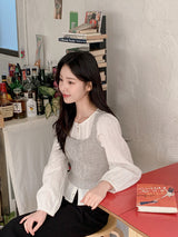 UE Square Twist Knit Bustier (4color)