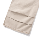 Biker Denim Pants - Cream