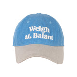 2-Tone Washed Ball Cap - Blue