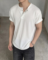 (M's) オールデイ ヘンリーネック Tシャツ