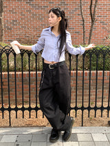 CHAINPIECE BALLOON PANTS