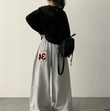Love Me Dot Heart Two-Way Hooded Zip-Up