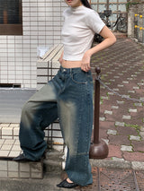 セクションリベットバルーンジーンズ (2C)