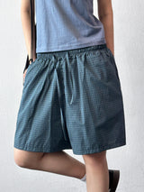 Stro Check Pocket Bermuda Shorts 3color