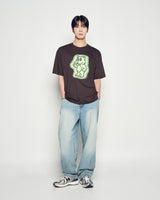25FW AC BEAR NEON SHORT SLEEVE T-SHIRT DARK BROWN