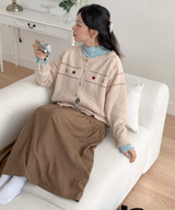 コーデュロイロングスカート
