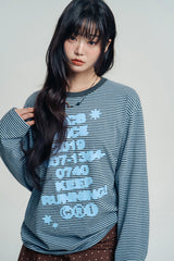 KEEP RUNNIG STRIPE LONG SLEEVE