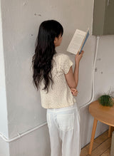 Summer Ivory Loose Cotton Wide Pants (3color)