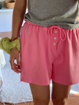 summer button shorts