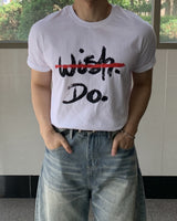 デセオウィッシュセミマッスルフィットショートスリーブTシャツ