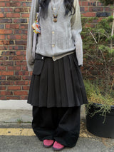 Volume Wide Banding Pants