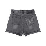 ヴィンテージデニムショートパンツ(Gray) FQD879