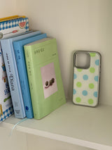 wish dot silver epoxy case 