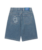 OVERDYED DENIM SHORTS BLUE(CV2FMUD161A)
