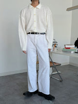 Wiley Side Pintuck Cotton Pants (3color)