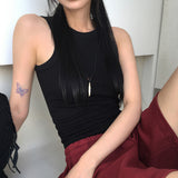 [5 colors] Bev Stitch Round Mango Sleeveless