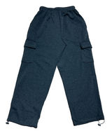 (FLEECE🔥) カーゴストリングフリース ジェリープリーツ ワイドフリースパンツ - 4カラー