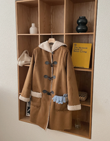 Camel Boa Hood Duffle Mustang Coat