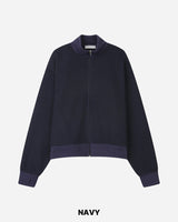 Heden Crop Knit Zip-up
