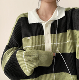 Tay Wapen Color Matching Kara Dangara Knit 