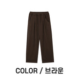 LMN ファーストワンタックバンディングワイドパンツ (5 colors)