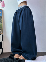 M-XL💙3サイズ💙ピンタックワイドロングパンツ🩶💙🖤🤎4カラー