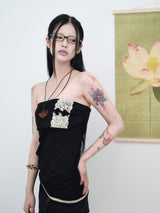 [香] Belle Lace Midi Skirt (3-way) (Black)