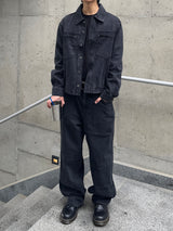 Dyeing Crop Trucker Jacket (No.851)