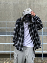 Coach Check Over Hooded Shirt (2color)